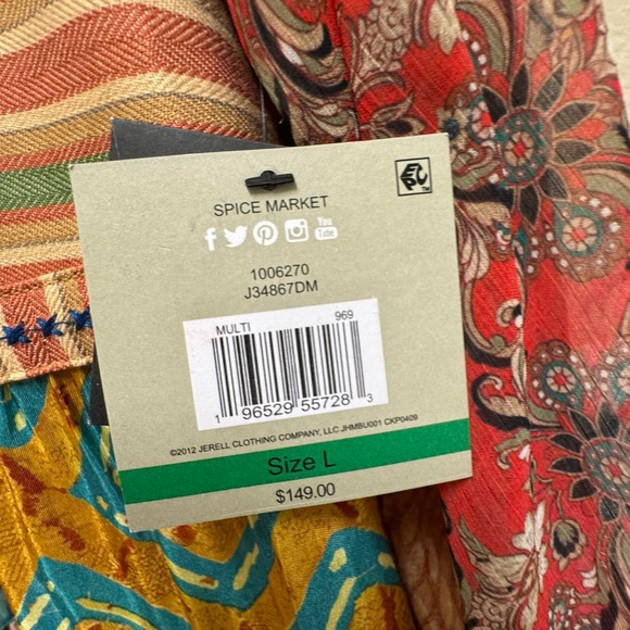 Multicolor Bohemian Maxi Dress - Picture 5 of 7